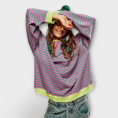 Sigrun | Raidallinen oversize-neule