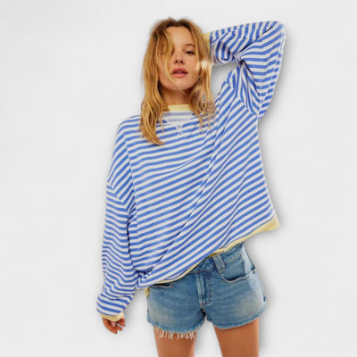 Sigrun | Raidallinen oversize-neule