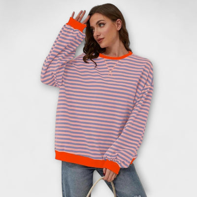 Sigrun | Raidallinen oversize-neule